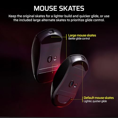 SABRE v2 PRO Ultraleggero Wireless FPS Mouse Gaming - 33.000 DPI, 36g di Peso, 8.000Hz Hyper-Polling, Interruttori Meccanici, Fino a 70 Ore di Durata della Batteria Wireless - Bianco - Mouse gaming - Immagine 8
