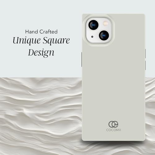 Image of COCOMII Rectangle for iPhone 15 Plus /14 Plus Case, Glossy Bone