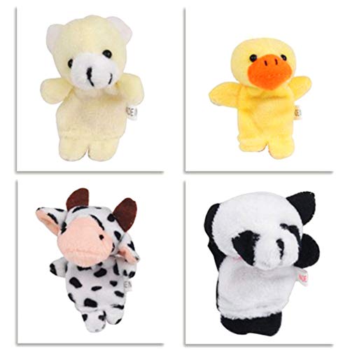 CLISPEED Conjunto de Fantoches de Dedo 20 Peças de Fantoches de Dedo de Animal - Fantoches de Dedo d