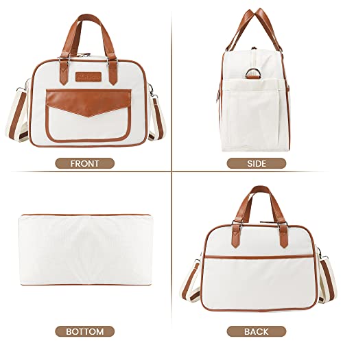 Lunch Bag Women Insulated Lunch Box, Lunch Tote Bag With Adjustable Shoulder Strap And Water Bottle Holder, Waterproof Reusable Lunch Cooler Bag #TOP6