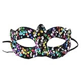 GAOSHA Masquerade Sequins Half Face Halloween Party Evening Prom for Carnivals Night Club-Ball