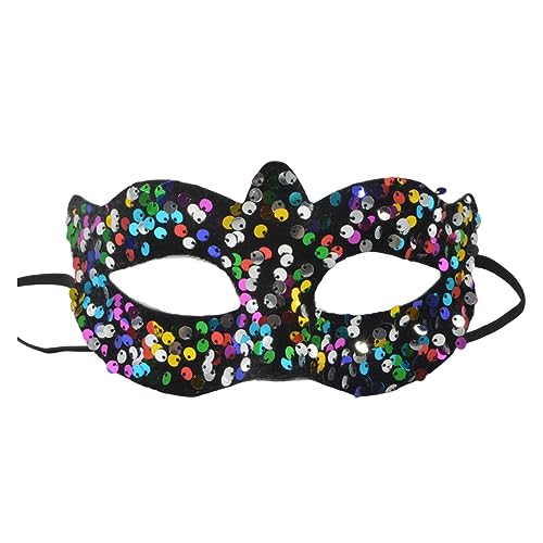 GAOSHA Masquerade Sequins Half Face Halloween Party Evening Prom for Carnivals Night Club-Ball