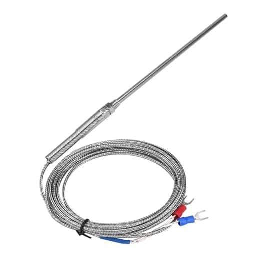 K typ termoelement, 5 storlekar 0-400 ℃ 150 mm M8 rostfritt stål K-typ termoelement sensor K typ termoelement tråd ersättning