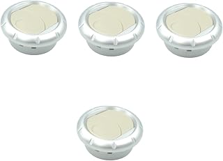 SUPVOX 4pcs RV Air Outlet diffusers for Home Round Ceiling Diffuser knob RV Ceiling Vent Outlet Dashboard