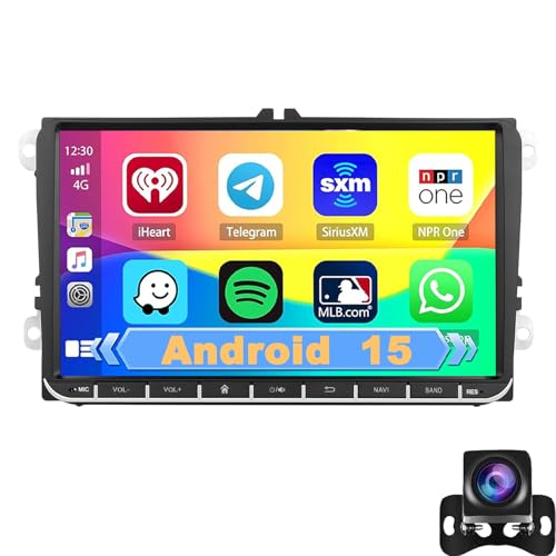 Autoradio Android 15 pouces avec Bluetooth 5.1 et Wi-Fi intégré