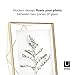 Umbra Prisma Picture Frame, 8x10 Photo Display for Desk or Wall, Brass