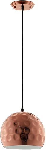 Modway Dimple - Lámpara colgante de techo moderna contemporánea de media esfera de 10 pulgadas