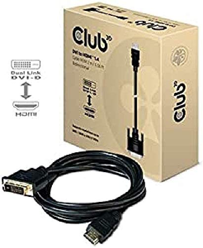 Club3D Dvi To Hdmi 1.4 Cable M/M 2M/ 6.56Ft Bidirectional