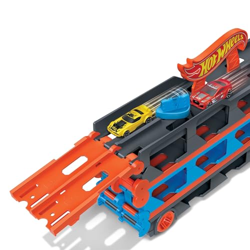 Hot Wheels Sürat Pistli Tır Hot Wheels Sürat Pistli Tır, 3 Adet 1:64 Ölçekli Araba İçerir, 4-8 Yaş Arası Çocuklar İçin GVG37 GVG37