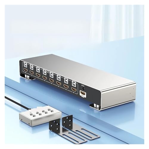 Conmutador KVM 4K 8 en 1 para controlar 8 fuentes de vídeo sin cambiar cables