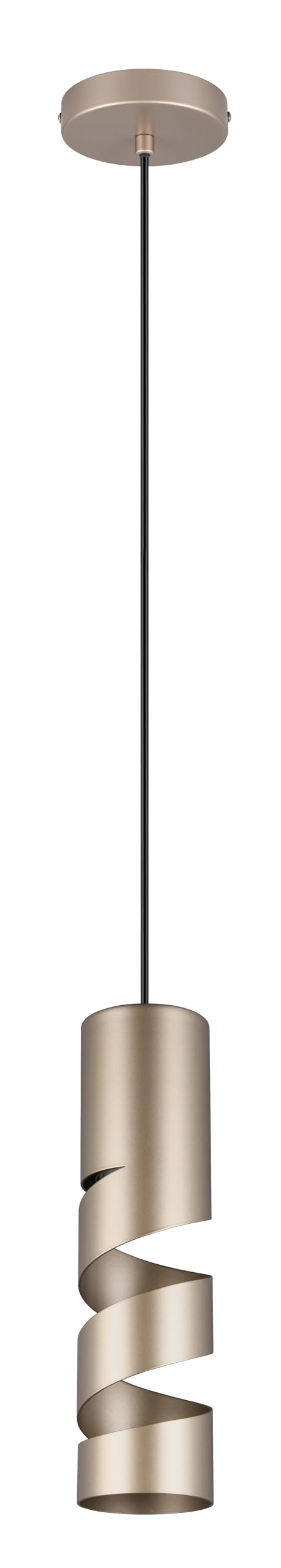 Trio Leuchten Stream 364000165 Pendant Light, Metal Coffee, excl. 1x GU10
