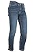 Produktbild MAC JEANS Damen Dream CHIC Leo Zip Straight Jeans, per Pack Blau (Dark Used D853), W40/L29 (Herstellergröße: 40/29)