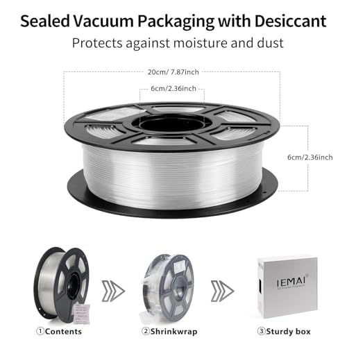 Iemai PETG TRANSP WHITE Clear Petg Filament 1.75Mm thumb #6