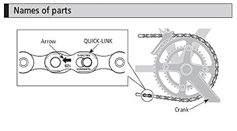 SHIMANO 11 Speed Chain Quick Link Connector SM-CN900 (2 Pairs)