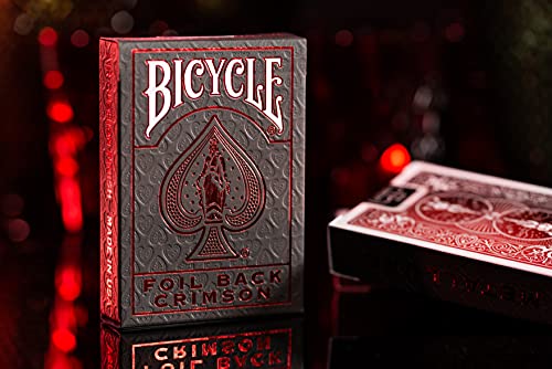 Bicycle Metalluxe Red Playing Cards #TOP6