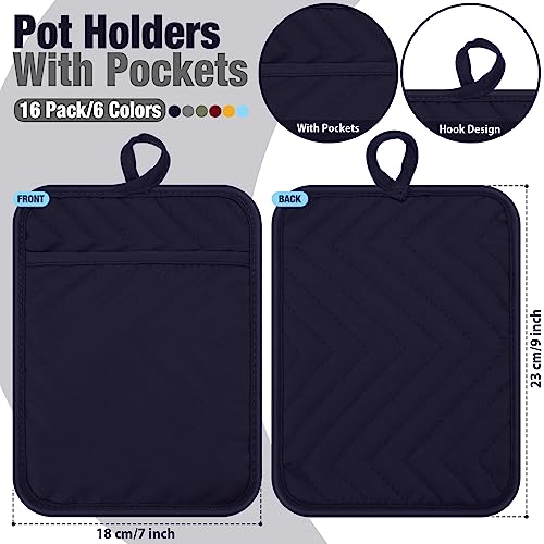 Zubebe GU-ZUBEBE-1515 Oven Pot Holders With Pockets Bulk Valentine'S Day Kitchen Gift For Women Heat Resistant Potholders Oven Mitts Hot Pads Terry Cloth Coaster thumb #1