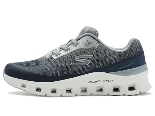 Skechers Herren Glide Scooter Pro WaverSneaker, Marine/Grau, 48.5 EU – Ansicht 4