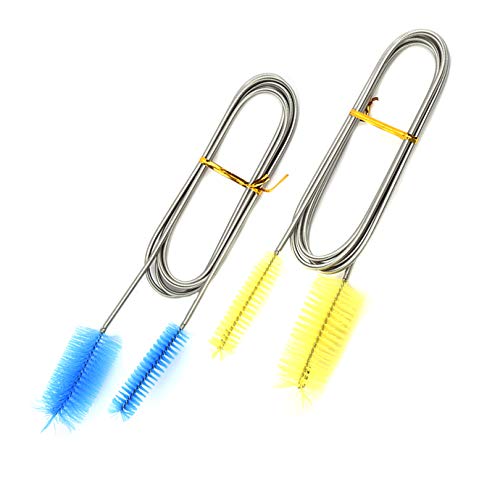 Best Quality 🔥 WXJ13 2 Pieces 155 cm Blue and Yellow Aquarium Cleaning Brush Water Pipe Air Tube Hose Stainless Steel Cleaning Brush Flexible Double Ended Hose Brush One-Day Sale: Up to 50% Off WXJ13 2 Pieces 155 cm Blue and Yellow Aquarium Cleaning Brush Water Pipe Air Tube Hose Stainless Steel Cleaning Brush Flexible Double Ended Hose Brush