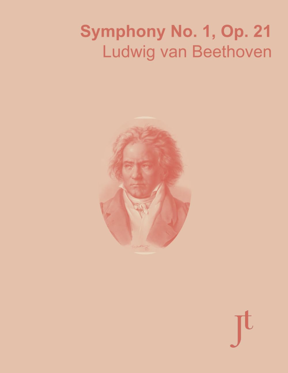 Beethoven Symphony No. 1, Op. 21: Full bound score for study and review