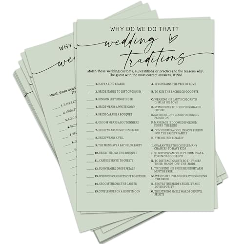 Bridal Shower Games, Wedding Traditions Why Do We Do That,