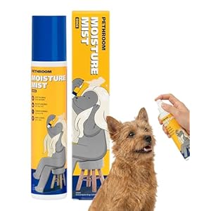 PETHROOM Dog Moisture Mist – Hydrating & Dematting Dander Spray, Floral Refreshing Scent, Deodorizing Perfume Conditioner for Dogs, EWG Verified, 5.1 Fl Oz