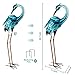 chisheen Crane Garden Statues, Metal Garden Crane Outdoor, Blue Heron Sculpture Metal Yard Art, Large Heron Decoy, Bird Statues, Lawn Ornaments for Backyard Pond Patio Porch Outside Decorations