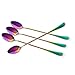 Long-handled ice tea spoon, cocktail stir spoons, stainless steel coffee spoons, ice cream scoop