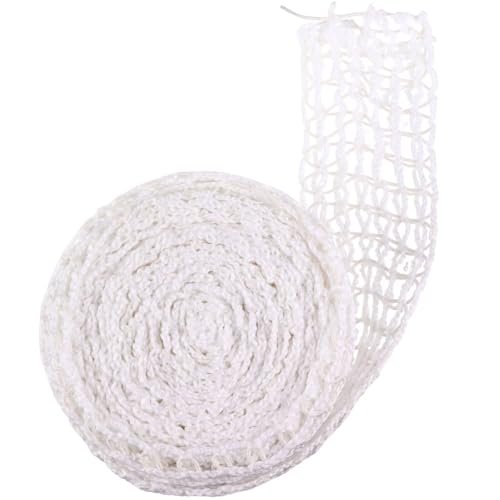 Rollo de red de carne de 10 m, tamaño 18, elástico para carne ahumada, aves de corral, jamón, carne, carnicero, red de envoltura, rollo de red de carne para cocinar carne, hacer salchichas (tamaño 14