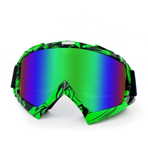 CoPvner Dirt Bike Goggles Motorcycle Motocross ATV Riding Offroad Mx Helmet Racing Four Wheeler Goggle for Adults Men Women Youth Kids