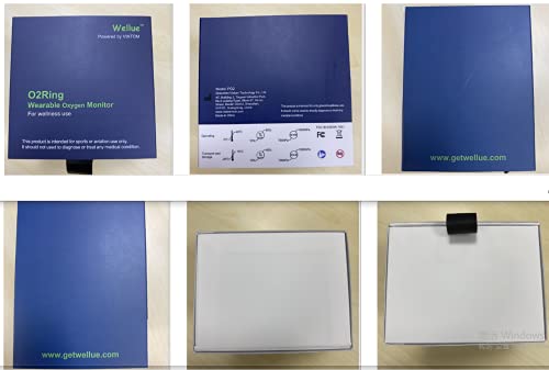 Wellue O2Ring Wearable Pulse Oximter, Spo2 Blood Oxygen Saturation Monitor - Bluetooth O2 Meter Ring Sensor With Vibration Reminder, Free App & Pc Report, Rechargeable #TOP7