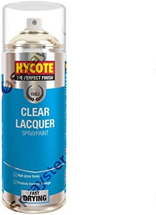 Hycote XDPB908 Clear Lacquer Spray Paint (2 Pack)