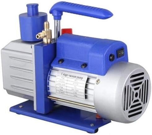 Miniatura 5 de Bomba de vacío de paleta rotativa, bomba de vacío de aire de 110 V, para aire acondicionado, sistemas refrigerantes y HVAC, mantenimiento de aire