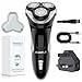 SweetLF Electric Razor for Men, with 1 Quick UK Charger & Pop-up Trimmer - Rechargeable Cordless 120 Min Shaving, 100% Waterproof Electric Shaver, Wet & Dry Shavers for Men