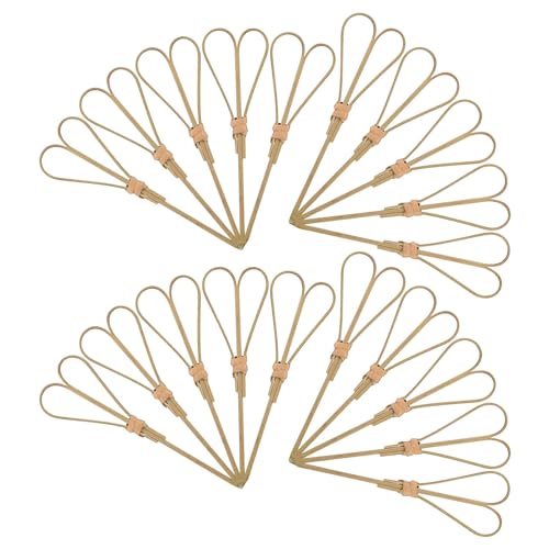 Lnhgh Selecciones de guarnición para cócteles, brochetas de cóctel para Bebidas - Selecciones de Bebidas Selecciones de cócteles | Palillos de Madera para Comida, 20 Unidades, Palillos de cóctel en