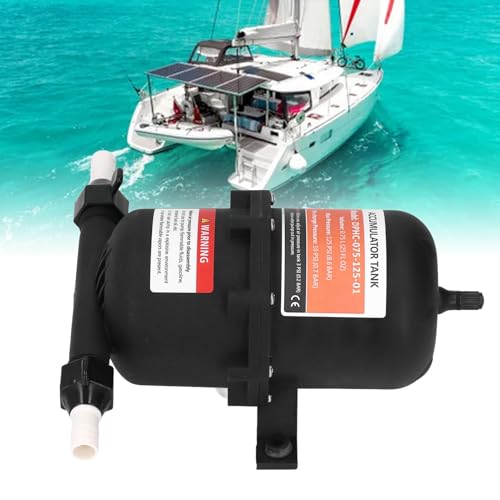 Serbatoio Accumulatore Pressione 0 75 L 125 PSI con Valvola Flusso per Caravan Barche Serbatoio Acqua Pressurizzato Impianti Idraulici