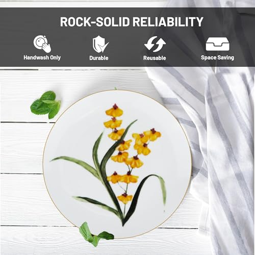 Gusto-Buono-75-Floral-Porcelain-Salad-Plates-Set-of-4–Assorted-Flower-Designs-with-Gold-Border-Durable-Handwashable-Dessert-Plates-for-Indoor-Outdoor-Dining-Parties-Gifts Gusto Buono 75 Floral Porcelain Salad Plates Set of 4–Assorted Flower Designs with Gold Border Durable Handwashable Dessert Plates for Indoor Outdoor Dining Parties Gifts