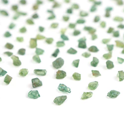 Odrilliongems 100Carats Natural Raw Green Apatite Gemstone, Healing Crystals, Raw For Jewelry Making, Wire Wrapping, Wholesale Rough Loose Green Stones Supplies #TOP3