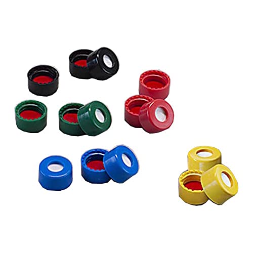 Capuchons nervurés Lab Force 1159M17 bleus 9 mm avec joint PTFE butyle x100