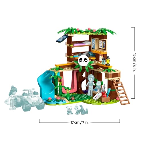 Friends Il Santuario dei Panda Giocattolo per la Cura degli Animali con Casa sull'Albero, Veicolo ATV, 2 Mini Bamboline e 3 Panda - Giochi Creativi per Bambine da 7 Anni in su - 42648 - Lego - Immagine 8