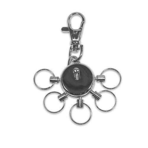 Kikkerland Super Key Ring with 5 Removable Rings (B000KPUETW) Amazon