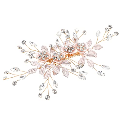 Peigne de mariée pour demoiselles d'honneur et coiffure de mariage sur le côté