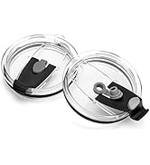 Diumepo Tumbler Lids for 30 oz YETI Rambler, 2 Pack Spill-proof Lids, Covers for 30 Ounce Tumbler...