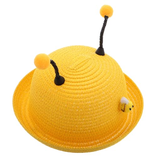 Sun Hat for Lightweight Breathable Wide Brim Cap with Cute for Boys High UV Protection for and Summer Play Yellow