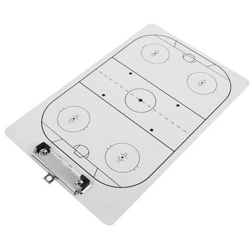 iplusmile Tablero Táctico de Hockey de Borrado Seco Reutilizable y Duradero Pizarra Portátil para Entrenadores de Hockey y Otros Deportes Equipo Herramienta Versátil para Planificación