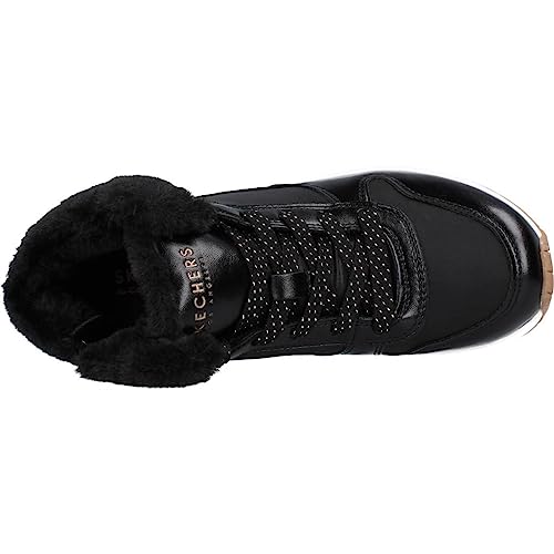 Skechers Uno - Cozy on Air 310518L-BKRG, Girl,Womens Winter Boots, Black, 31 EU