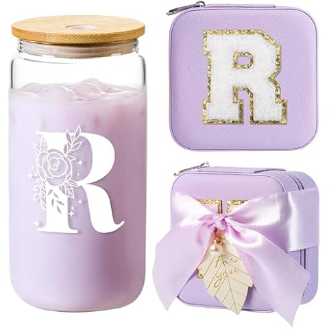 AYGXU Travel Jewelry Box and Glass Set Cover