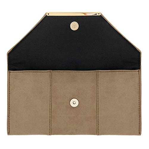 Image of JNB Faux Microsuede Envelope Clutch