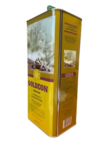 GOLDEON Premium 5 Liter aus KRETA - POMACE OLIVENÖL zum Kochen/Braten ...