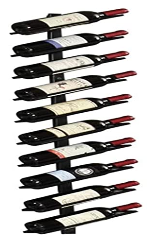 Botellero de pared de vino tinto y blanco expositor