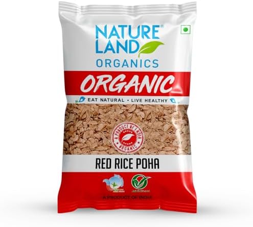 Natureland Organics Red Rice Poha 500 g